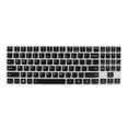 thumbnail image 1 of WHAMVOX Silicone Keyboard Cover for Protection Use Easy to Clean and Thin Design Compatible with 15 6 Inches Laptop R720 Black, 1 of 8
