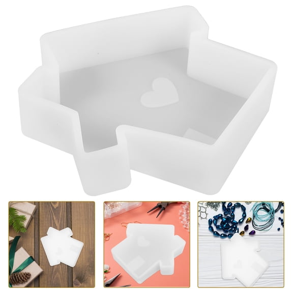 WHAMVOX Silicone Mold for Love House Decoration House Mold Silicone Mold For Love House Craft
