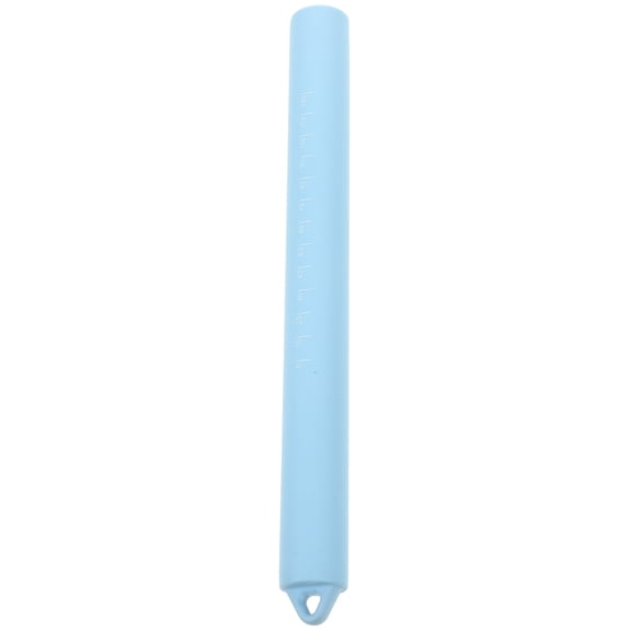 WHAMVOX  Silicone Scale Rolling Pin Baking Tool Pastry Roller Sky-blue