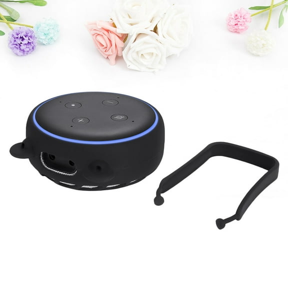 WHAMVOX Silicone Speaker Stand Holder Wall Mount Stand Holder Charge for 3 (Black)