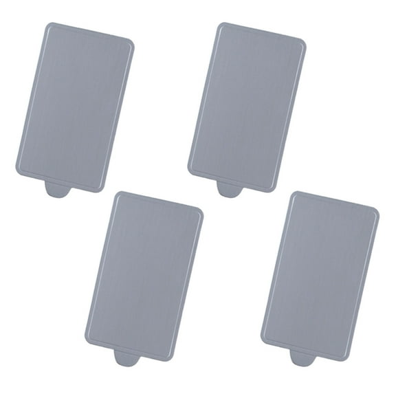 WHAMVOX Silver Cardboard Cake Serving Base for Beautiful and Charming Display Suitable for Mousse and Cupcakes 100pcs