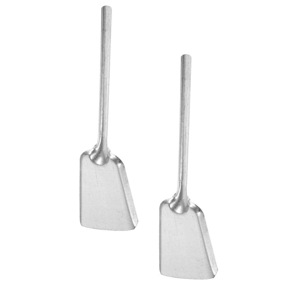 WHAMVOX Silver Iron Fireplace Shovel for Kitchen Use Compact Size Lightweight Construction Easy to Clean