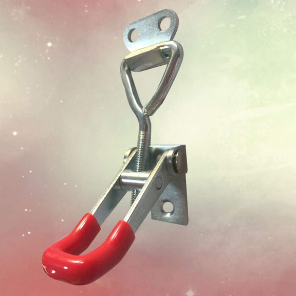 WHAMVOX Silver Metal Toggle Clamps for Holding Use 5 Pcs Adjustable Heavy Duty Hand Tool for Cabinet Door