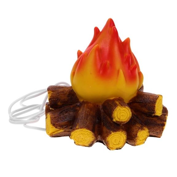 WHAMVOX Simulated Campfire Night Light with Resin Material for Lighting Use Multi Color 3.5 Inch