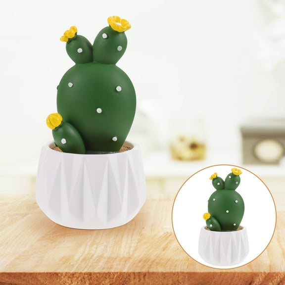 WHAMVOX Simulation Cactus Ornament Faux Plant Plants Succulent Planters