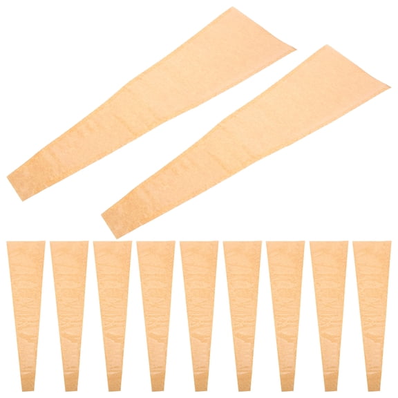 WHAMVOX Single Flower Wrapping Bag for Storage Use Sturdy OPP Material Khaki Color 30 pcs