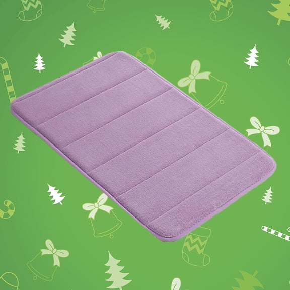 WHAMVOX Skid Resistance Carpet Bed Room Purple Bath Rugs for Bathroom