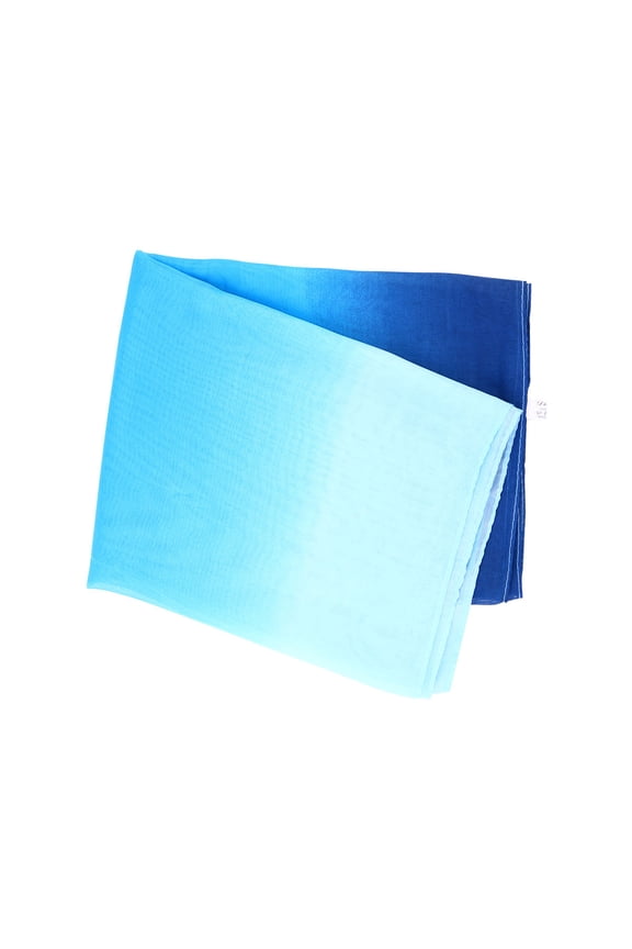 WHAMVOX Skyblue Chiffon Scarf for Women Lightweight and Elegant with Gradient Color Design Fashionable for Wearing