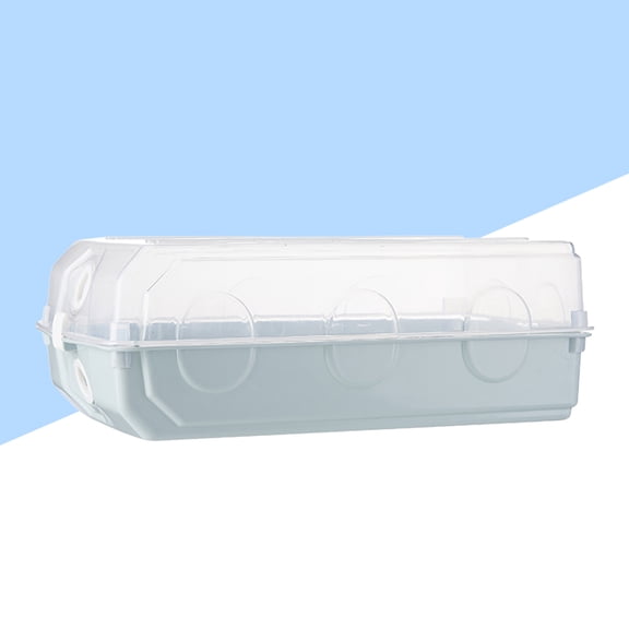 WHAMVOX Skyblue Stackable Plastic Shoe Boxes for Home Organizing Ideal for Small Spaces 2pcs
