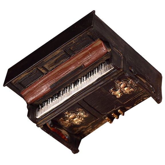 WHAMVOX Small Classical Piano Ornaments Miniature Musical Instruments Models for Home