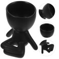 thumbnail image 1 of WHAMVOX  Small Succulent Vase Human Figurine Planter Decorative Flower Pot, 1 of 8