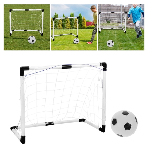 WHAMVOX Soccer Goals for Backyard Training Equipment Kids Folding Nets Child