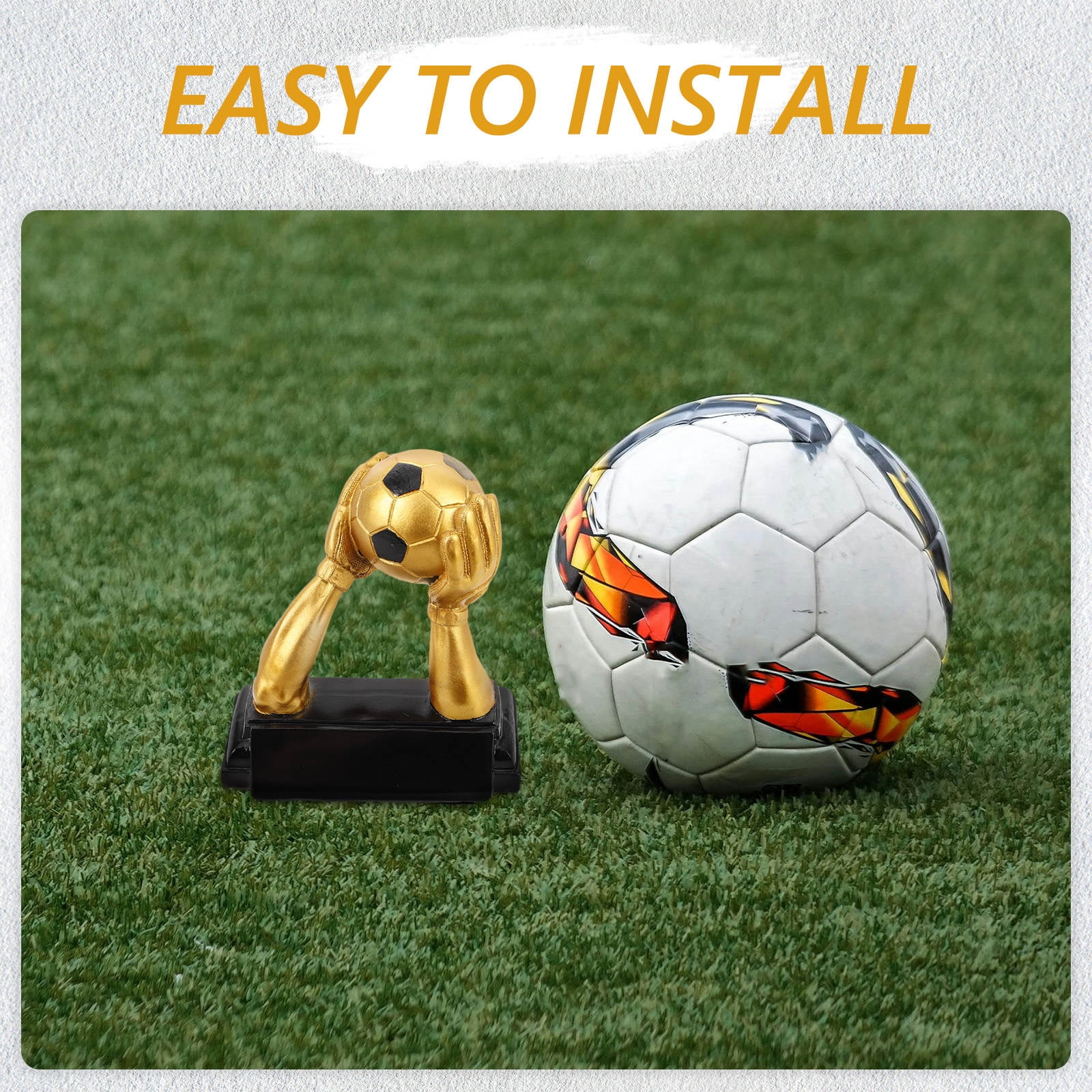 WHAMVOX Soccer Trophy Small Sports Trophies For Kids Awards Resin Award Trophy Award Participation Trophy Toy For Party Favors Rewards Props