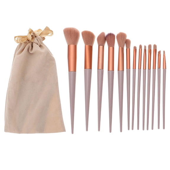 WHAMVOX Soft Beginners Makeup Brush Set .00X11.00X3.00CM Chocolate