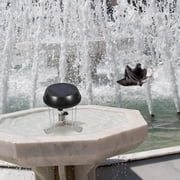 FESTFENDS Solar Powered Bird Bath Agitator for Garden Decoration 1Pcs