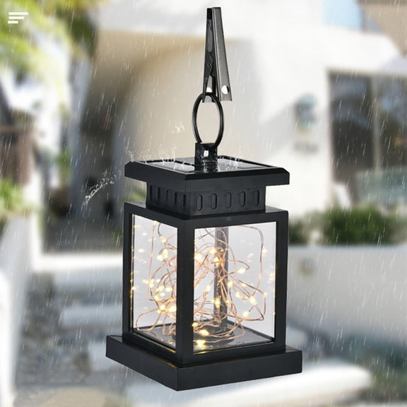 WHAMVOX Solar Bulb Light Warm Dot Starlight Waterproof Hanging Lamp for Outdoor Decoration 3 Meters 30 LEDs