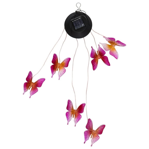 WHAMVOX Solar Wind Chime Light with Color Changing LED for Garden Patio Yard Decoration Assorted Color