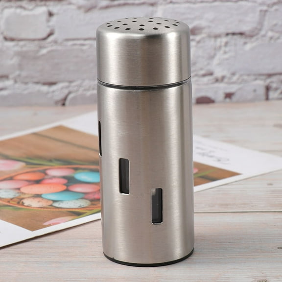 WHAMVOX  Spice Jars with Label Spices Condiment Storage Tin