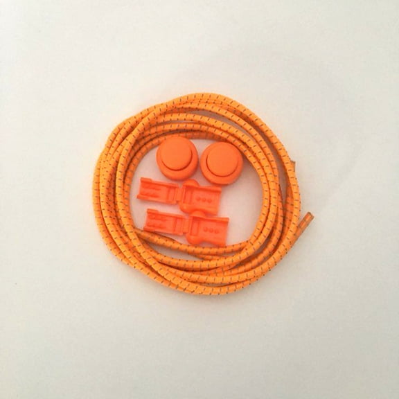 WHAMVOX  Sport Shoe Lace Laces Links Elastic Adult Night Run Work Orange