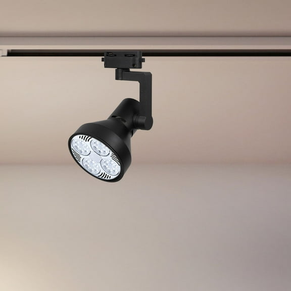 WHAMVOX Spotlight Pendant Light For Kitchen Single Track Lighting Pendant Ceiling Spotlights Up Lights Ceiling Light Fixture Light Bulb Guard Black