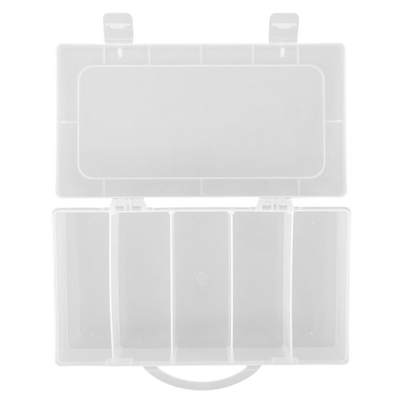 WHAMVOX  Stackable Craft Storage Boxes with Compartments Plastic Office