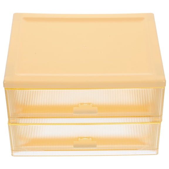 WHAMVOX Stackable Makeup Organizer Storage Boxes Drawer Office