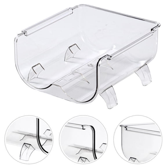 WHAMVOX Stackable Wine Bottle Rack Refrigerator Drink Storage Rack Wine Storage Organizer