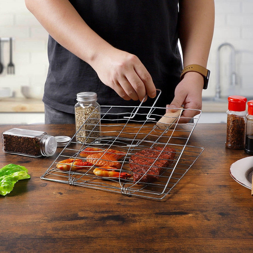 SKISUNO Seafood Grill Rack 2Pcs 20.3x9.3in - Walmart.com