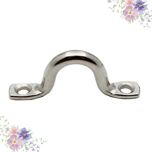 WHAMVOX Stainless Steel Boat Handles with Eye Loop for Marine Use 5mm Silver Compact and Durable