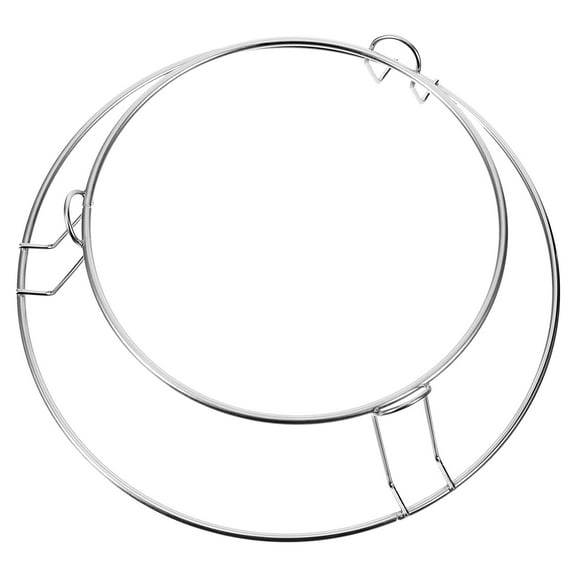WHAMVOX Stainless Steel Cooling Rack for Baking Cakes and Bread Simple Elegant Design Silver 12.5x8.5 Inches