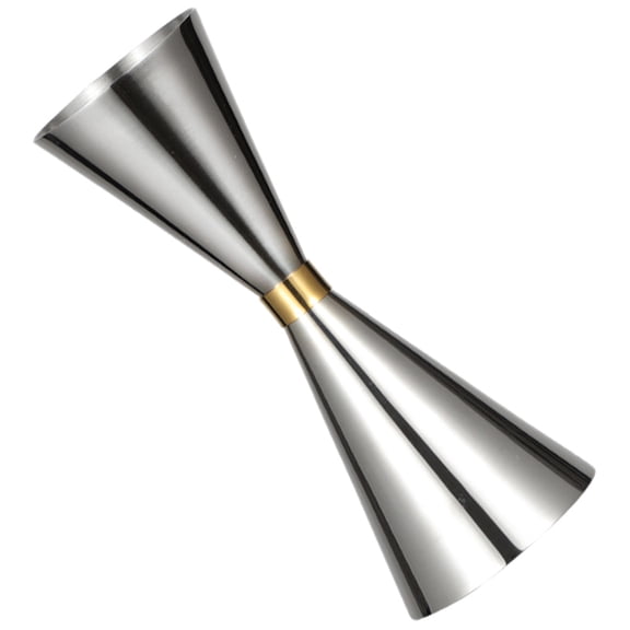 WHAMVOX Stainless Steel Double Jigger for Bartending Cocktail Ounce Cups with Clear Scale Assorted Color