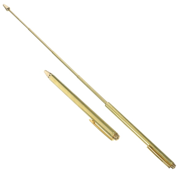 YSNOOWE Golden Stainless Steel Dowsing Rods, Lightweight and Smooth for Outdoor Metal Detecting and Divining