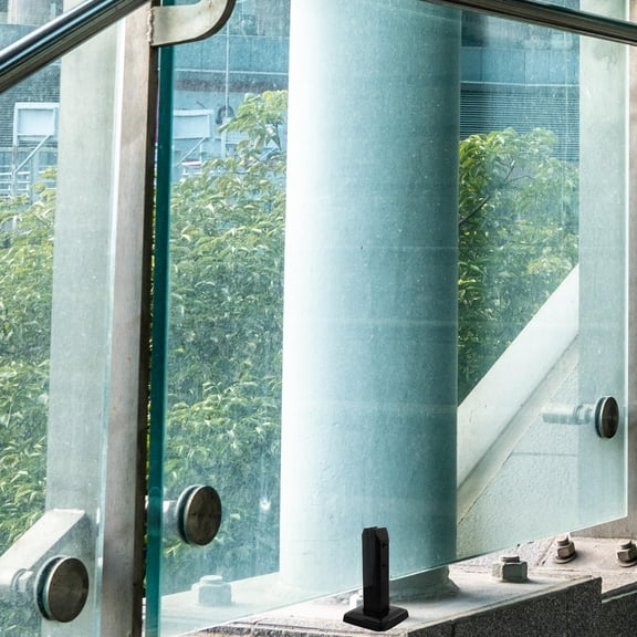 WHAMVOX Stainless Steel Glass Clip Support Window Brackets for Black