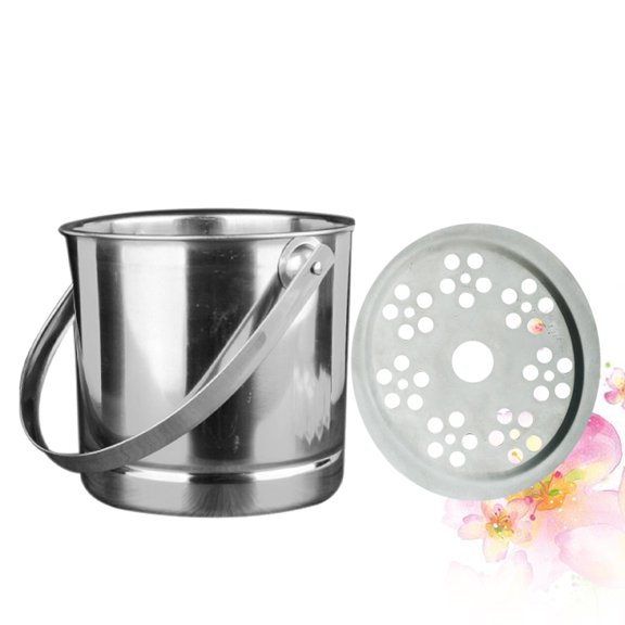WHAMVOX  Stainless Steel Ice Bucket Stylish Cube Container