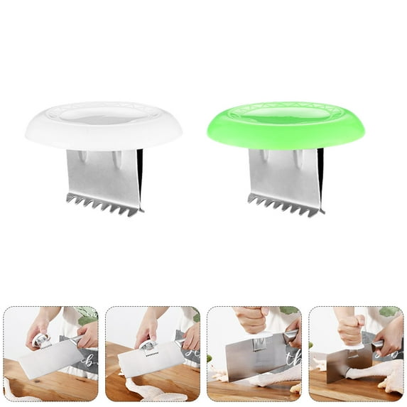 ROMANSENTIAL Green Cutter Back Holders Kitchen Utensil Families 4Pcs 2.36x2.36x1.38in