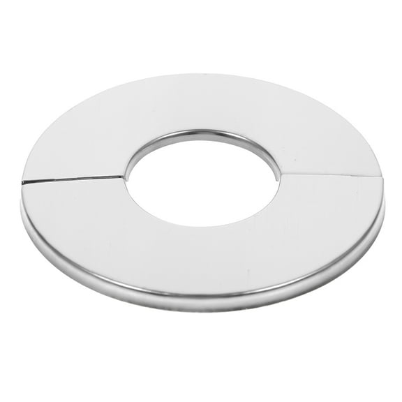 WHAMVOX Stainless Steel Pipe Cover Split Flange Wall Split Flange Decorative Round Plate Wall-mounted Pipe Hole Cover for Home