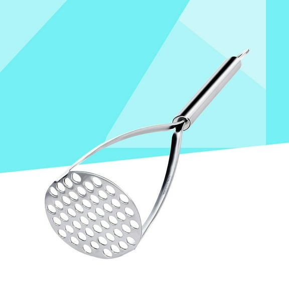 WHAMVOX Stainless Steel Potato Masher Ricer Handheld Fruit Vegetable Puree Juicer Press for Home Kitchen