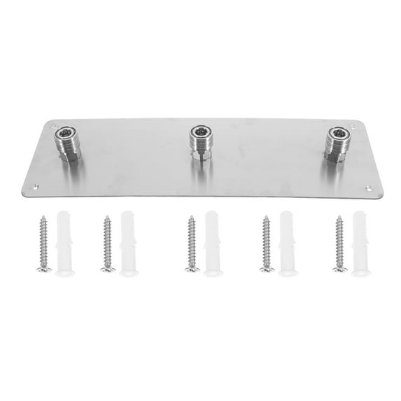 WHAMVOX Stainless Steel Pressure Washer Storage Rack Wall Mounted Holder for Quick Connect Power Washer Tools and Nozzle Tips