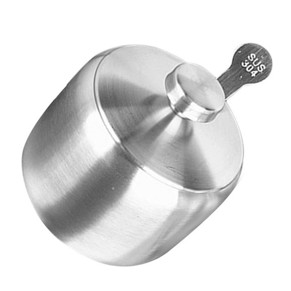 WHAMVOX Stainless Steel Seasoning Jar Container Salt Pot with Lid and Pepper