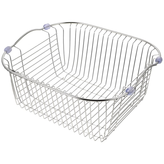 WHAMVOX Stainless Steel Sink Drain Rack Household Sink Dish Drying Rack Vegetable Washing Basket