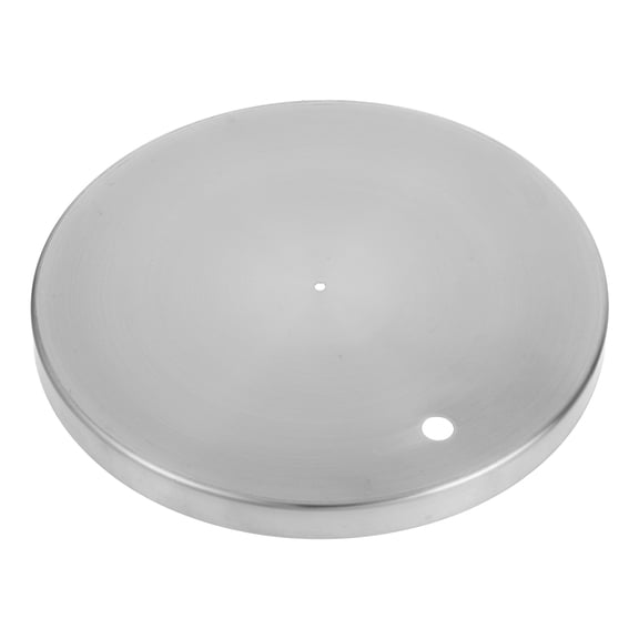 WHAMVOX Stainless Steel Tea Bucket Cover Replacement Tea Waste Bins Lid Tight with Hose Hole for Milk Pail Tea Trash Bin Soup Container Kitchenware 250mm