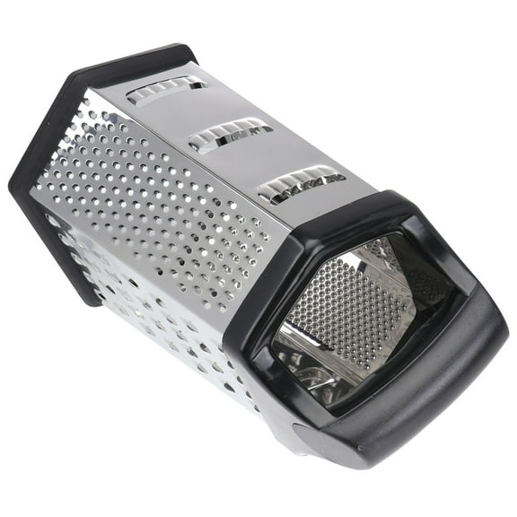 WHAMVOX Stainless Steel Vegetable Chopper for Kitchen Use with Six Sided Design and Safety Handle Silver 6 inch