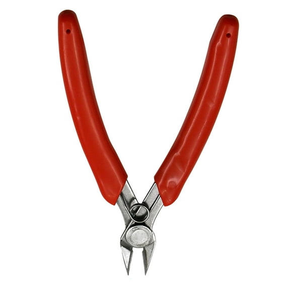 WHAMVOX  Stainless Steel Wire Cutters Cable Strippers Nose Mini Pliers Red