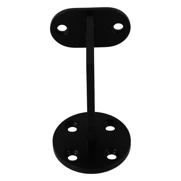 WHAMVOX  Stair Handrail Bracket Railing Brackets Support Mounted Home Black