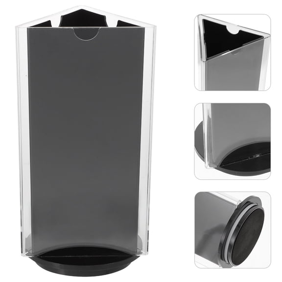 WHAMVOX Stand Rotating Table Card Restaurant Menu Holder Office