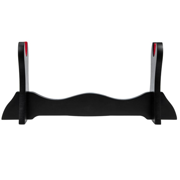 WHAMVOX Flute Display Rack Black Density Board For Flute Enthusiasts 1Set 14.6x6.5in