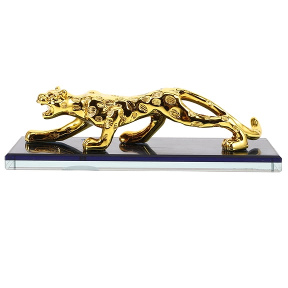 WHAMVOX  Statue Figurine Decorative Ornaments Leopard Model