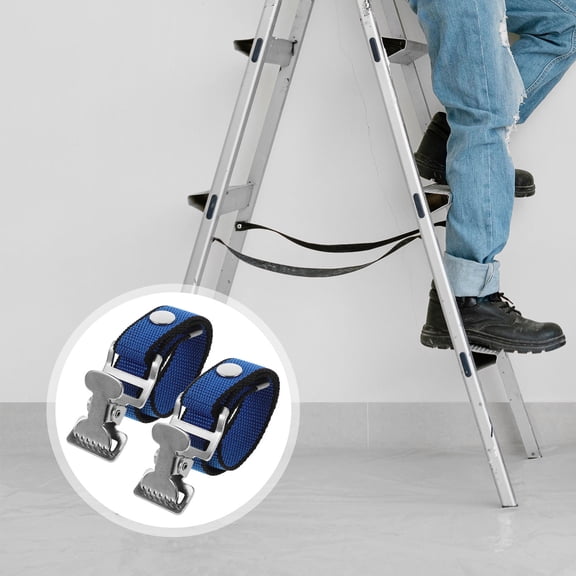 WHAMVOX Stilt Heel Bracket Adjustable Foot Band Straps Drywall Stilts Replacement Parts Man Blue