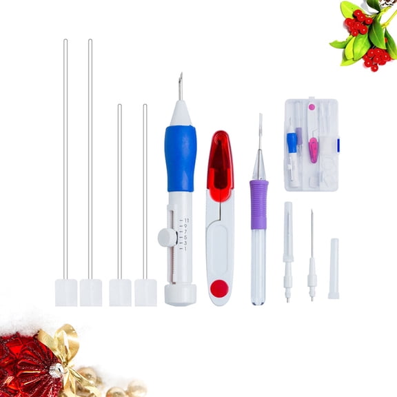 WHAMVOX Stitch Embroidery Tool Set Embroidery Hand Craft Tool 17.5x10x2.5cm