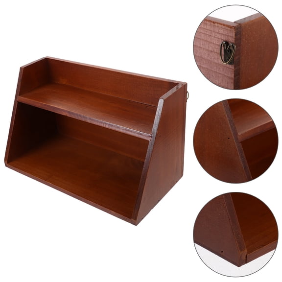 WHAMVOX Storage Rack Hook Stackable Stationery Organizers Office Desk Decor Vintage Home